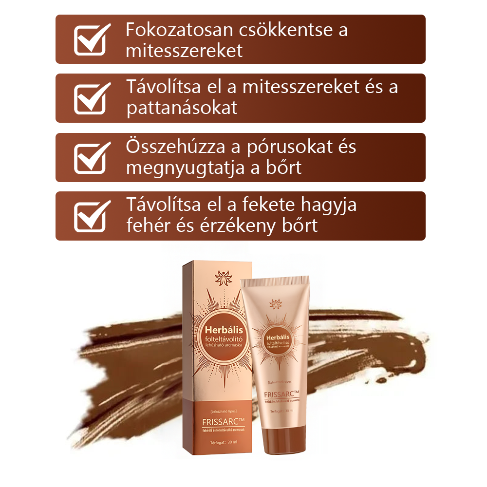 𝐅𝐑𝐈𝐒𝐒𝐀𝐑𝐂™ Fehérítő És Folteltávolító Arcmaszk | Természetes összetevők tartósan eltüntetik a foltokat, szeplőket és napfoltokat🔥