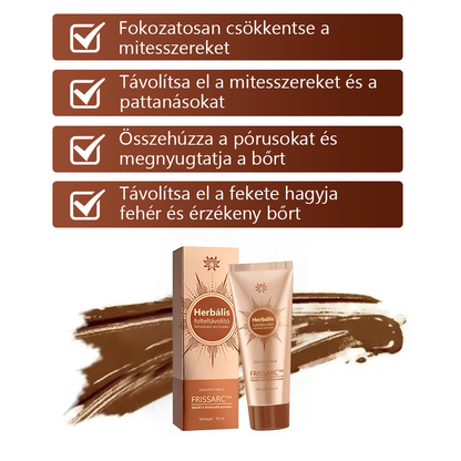 𝐅𝐑𝐈𝐒𝐒𝐀𝐑𝐂™ Fehérítő És Folteltávolító Arcmaszk | Természetes összetevők tartósan eltüntetik a foltokat, szeplőket és napfoltokat🔥