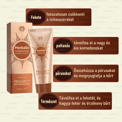 𝐅𝐑𝐈𝐒𝐒𝐀𝐑𝐂™ Fehérítő És Folteltávolító Arcmaszk | Természetes összetevők tartósan eltüntetik a foltokat, szeplőket és napfoltokat🔥